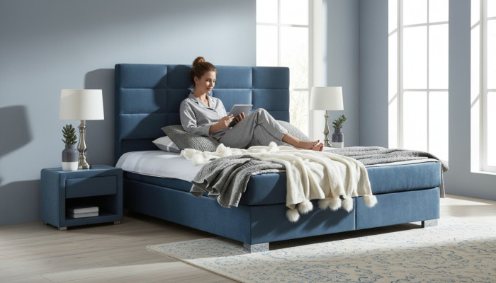 Bed textile bedroom design furniture modern luxury beds bed frame fabric new