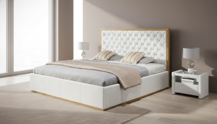 Bed textile bedroom design furniture modern luxury beds bed frame 140x200