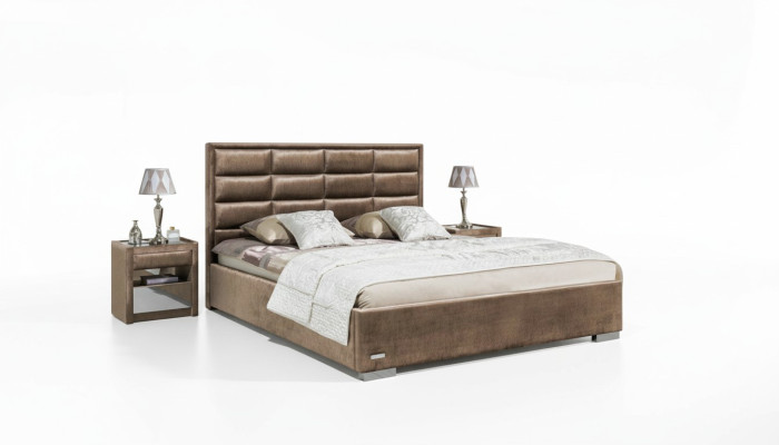 Bed textile bedroom design furniture modern luxury beds upholstered frame new
