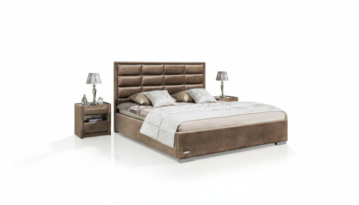 Noble Bed 3-piece Set Nightstand Furniture Luxury Mattress Bedroom Bed Frame New