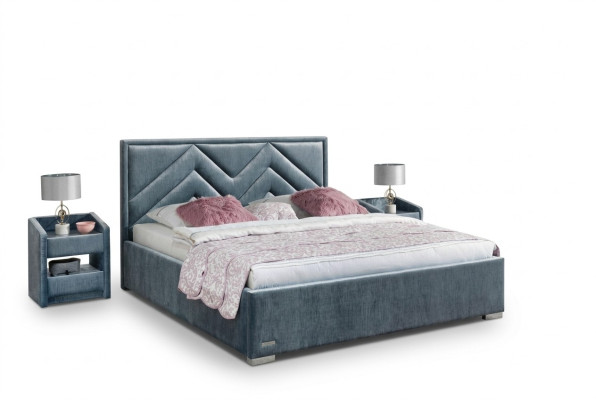 Bed textile bedroom design furniture modern luxury beds bed frame fabric new