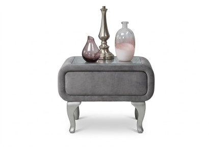 Nightstand Upholstered Wood Nightstands Table Consoles Night Modern Style Console