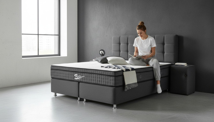 Box spring bed double beds bedroom luxury designer double beds 160x200 new