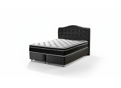 Bed Leather Bedroom Furniture Luxury Modern Beds Chesterfield Box Spring New