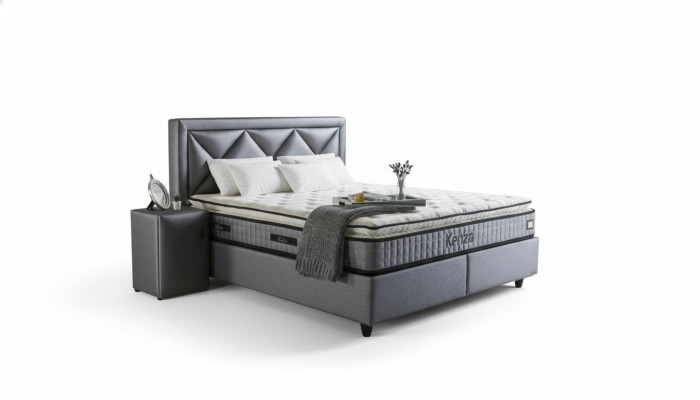 Noble Bed 3-piece Set Nightstand Furniture Luxury Bedroom Mattress Bed Frame New