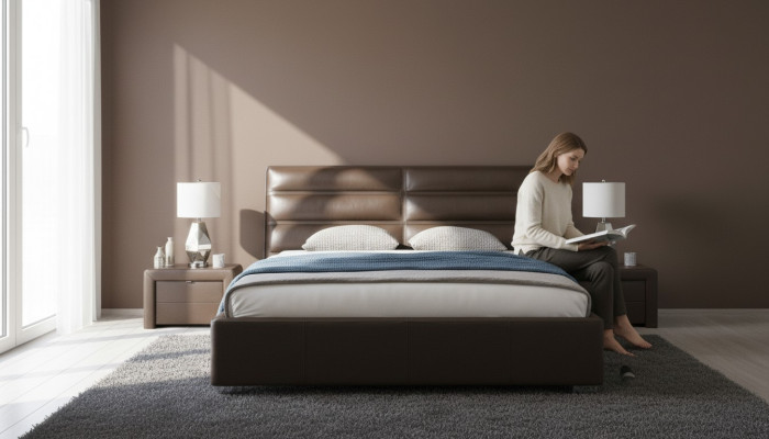 Furniture Luxury Modern Beds Upholstered Frame Beds Bedroom Design 160x200 New