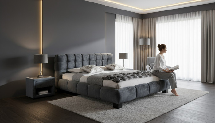 Luxury bedroom bed classic beds furniture modern furniture bed frame new