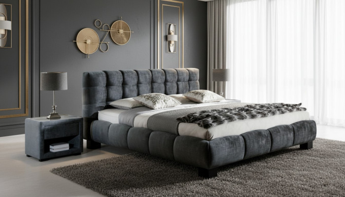 Luxury bedroom bed classic beds furniture modern furniture bed frame new