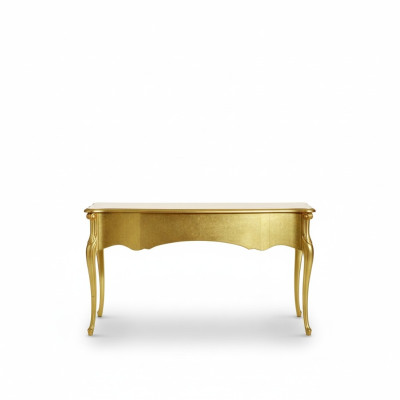Designer furniture table gold living room wooden table Italian luxury furniture