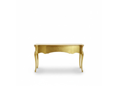 Designer furniture table gold living room wooden table Italian luxury furniture