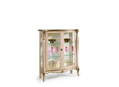Furniture Wood Style Baroque Display Cabinet Glass Cabinet Chest of Drawers Cabinets Italian
