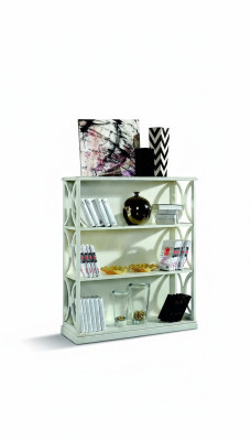 Classic bookshelf baroque style cabinet shelves Italian design