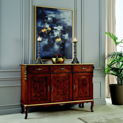 Chic Italian furniture style baroque dresser cabinet cabinets designer