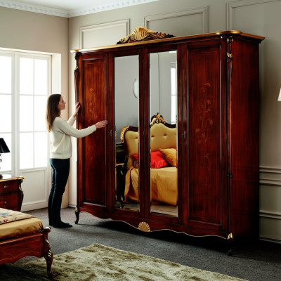 Wardrobe living room cabinets style furniture wood Italian furniture