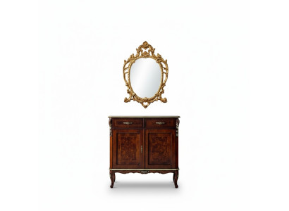 Designer Wood Italian Furniture Design Furniture Style Baroque 2-Piece Chest of Drawers
