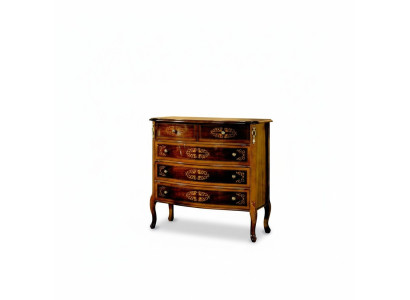 Furniture Wood Style Baroque Brown Dresser Cabinets Designer Italian Furniture New