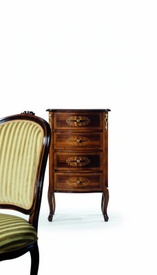Wood Italian Style Furniture Luxury RTV Brown Dresser Baroque Style Antique Style