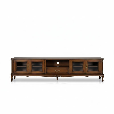 Luxury sideboard TV cabinet RTV design Italian furniture living room wood baroque style