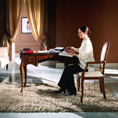 Wood Furniture Luxury Italian Classic Desk Office Furniture Design