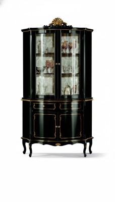 Italian Design Luxury Wood Furniture Baroque Style Cabinet Display Cabinet Living Room New