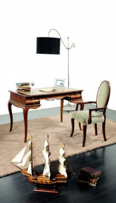 Wood Furniture Luxury Italian Classic Desk Office Furniture Style