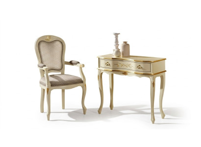 Brown wood Italian furniture console table furniture style baroque design consoles