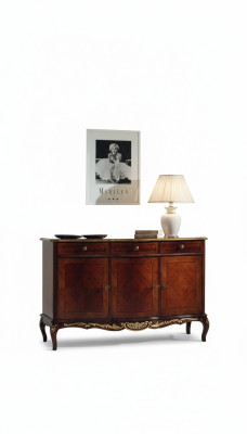 Luxury Italian wooden furniture dresser Italian living room