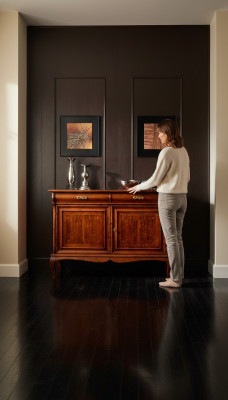 Italian furniture design chest cupboard brown luxury wood style baroque