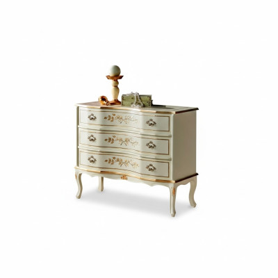 Luxury design cabinet solid wood furniture dressers cabinet baroque Italian