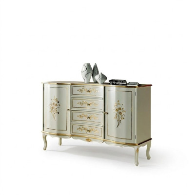 Luxury chest cabinet Italian wood furniture design sideboard console