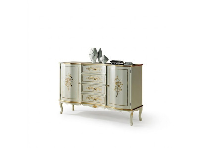 Luxury chest cabinet Italian wood furniture design sideboard console