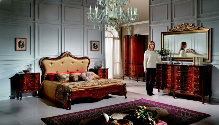 Classic Chesterfield bed furniture Swarovski stones double upholstered beds