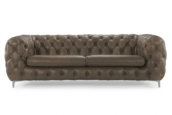 Chesterfield Sofa Brown XXL Big Leather Living Room Furniture 4-Seater Violet Yellow Green