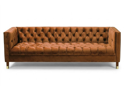 Oranges Sofa Chesterfield Couch Fabric Material Sofas Luxury Furniture 4-Seater