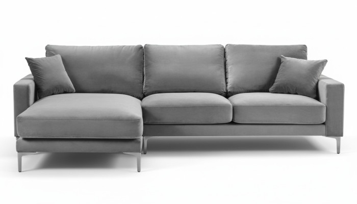 XXL Gray Sectional Sofa Big Textile Fabric Chesterfield Sofas Creative Furniture Living Room