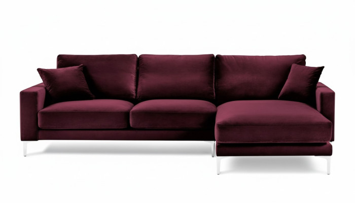 Burgundy Red Design Couches Upholstery Sofa Sofas Bordeaux Corner Sofa Fabric Living Room