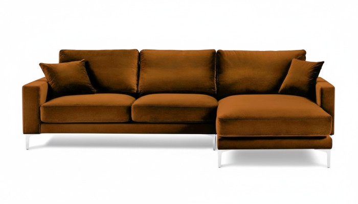 Fabric living room design couches upholstery sofa orange sectional sofa Italian sofas