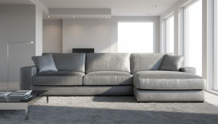 Gray corner sofa design couches upholstered sofas Italian living room furniture