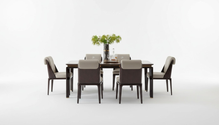 Dining Table Brown Designer Tables Modern Design Furniture Luxury Dining Room