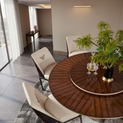 Dining Table Brown Round Table Design Furniture Luxury Dining Room Table Kitchen