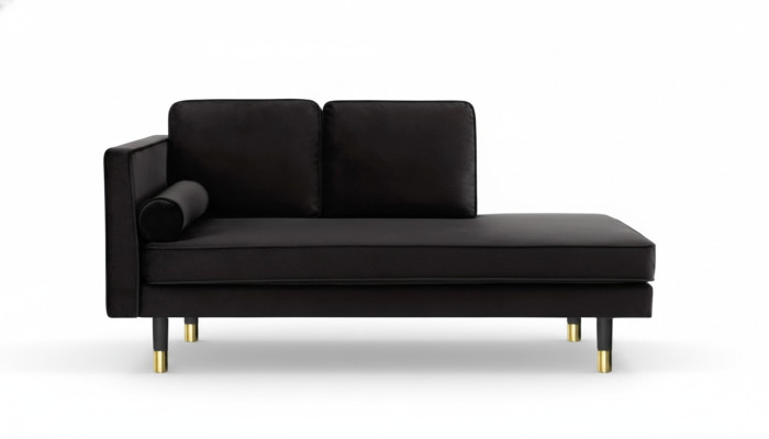 Chaise lounge creative furniture new living room modern design black sofa