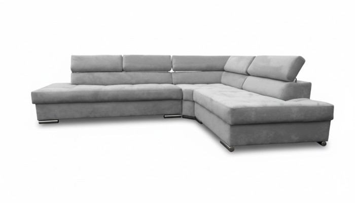 Gray sectional sofa, big textile fabric sofas, creative furniture, new modern design couches.