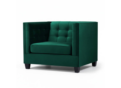 Chesterfield armchair living room modern textile fabric green creative furniture new