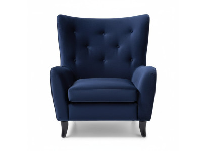 Armchair Textile Fabric Chesterfield Velvet Furniture Living Room Modern Couches Blue
