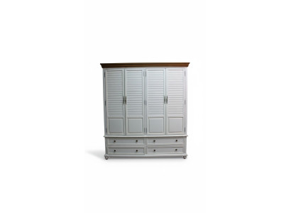 Luxury wardrobe wooden cabinet closet bedroom dressing furniture solid wood
