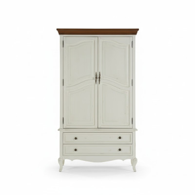 Country style wardrobe design furniture cabinets bedroom white wardrobe new