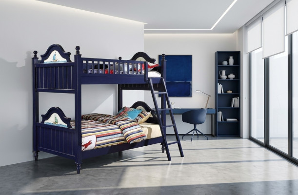 Classic bunk bed children's bed kids' room bed loft bed
