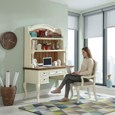 Office desk, armchair, desks, table, chair, 2-piece set, furniture, interior.