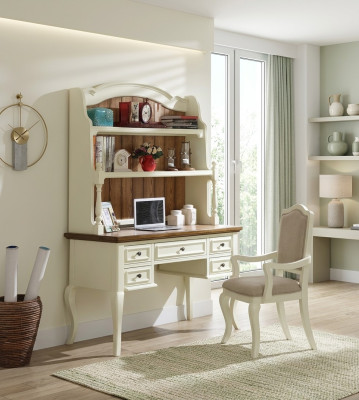 Office desk, armchair, desks, table, chair, 2-piece set, furniture, interior.