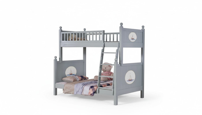 Elegant kids room bed, bunk bed, luxury youth bed, high loft beds